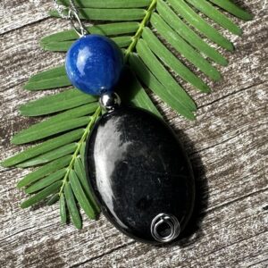 Jet Lignite and Healing Stone Necklace with Positive Healing Energy! Jet Lignite and Healing Stone Necklace with Positive Healing Energy!
