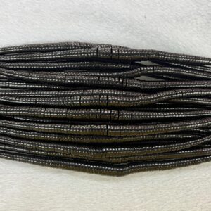 Black Jet 4-10mm/ 4-13.5mm Heishi Gemstone Graduated Strand Beads Jewelry Supply Bracelet Necklace Material Support Wholesale