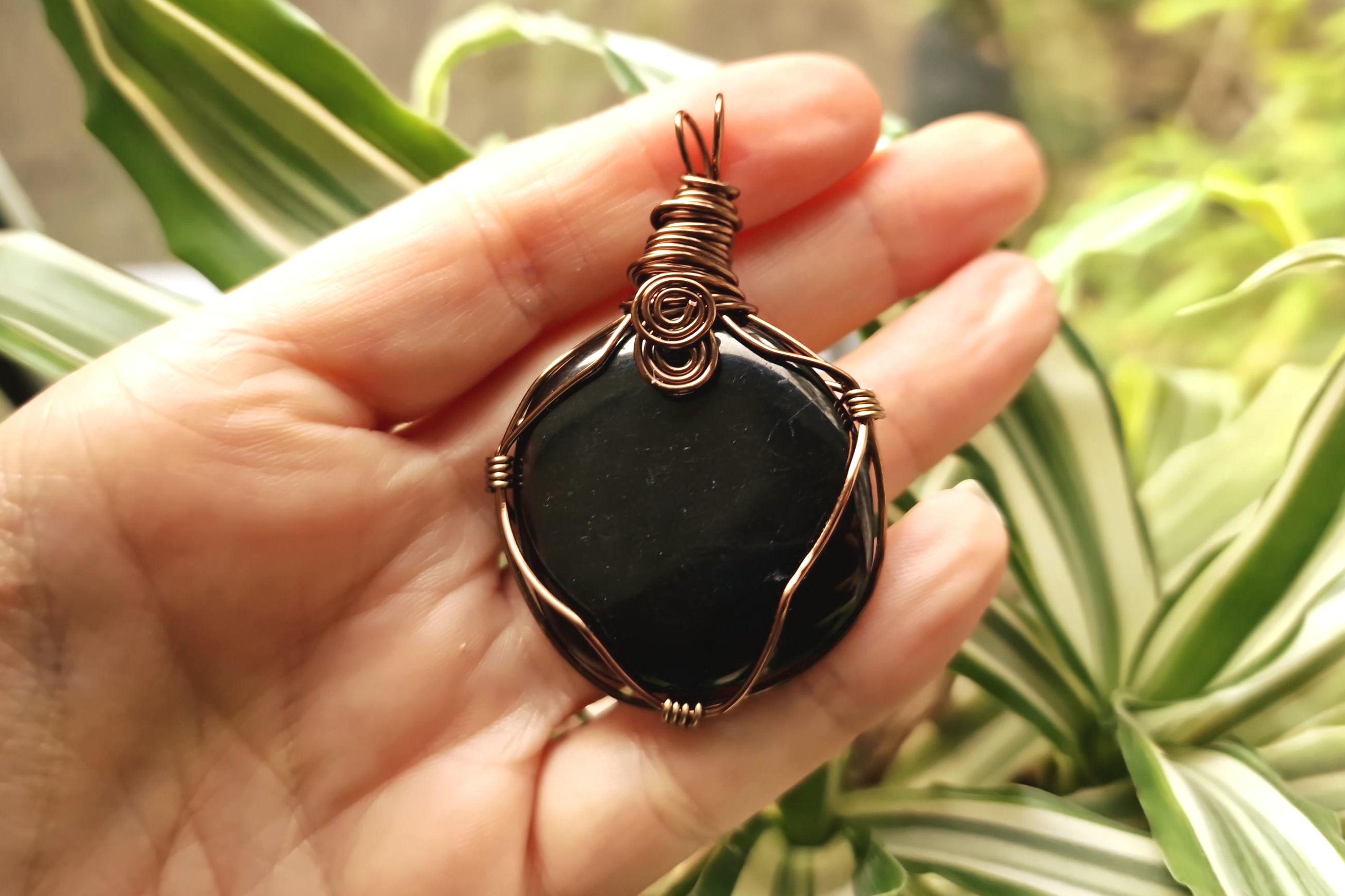 Large Jet Pendant. Mens Black Crystal Necklace. Reiki Jewelry Uk. Unisex Wire Wrapped Pendant. Large Jet Pendant. Mens Black Crystal Necklace. Reiki Jewelry Uk. Unisex Wire Wrapped Pendant.