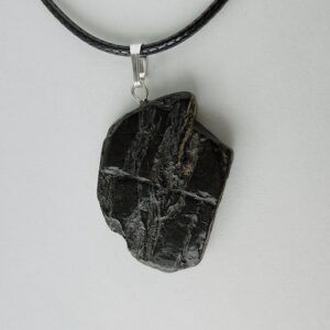 Natural Whitby Jet Pendant