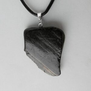 Natural Whitby Jet Pendant