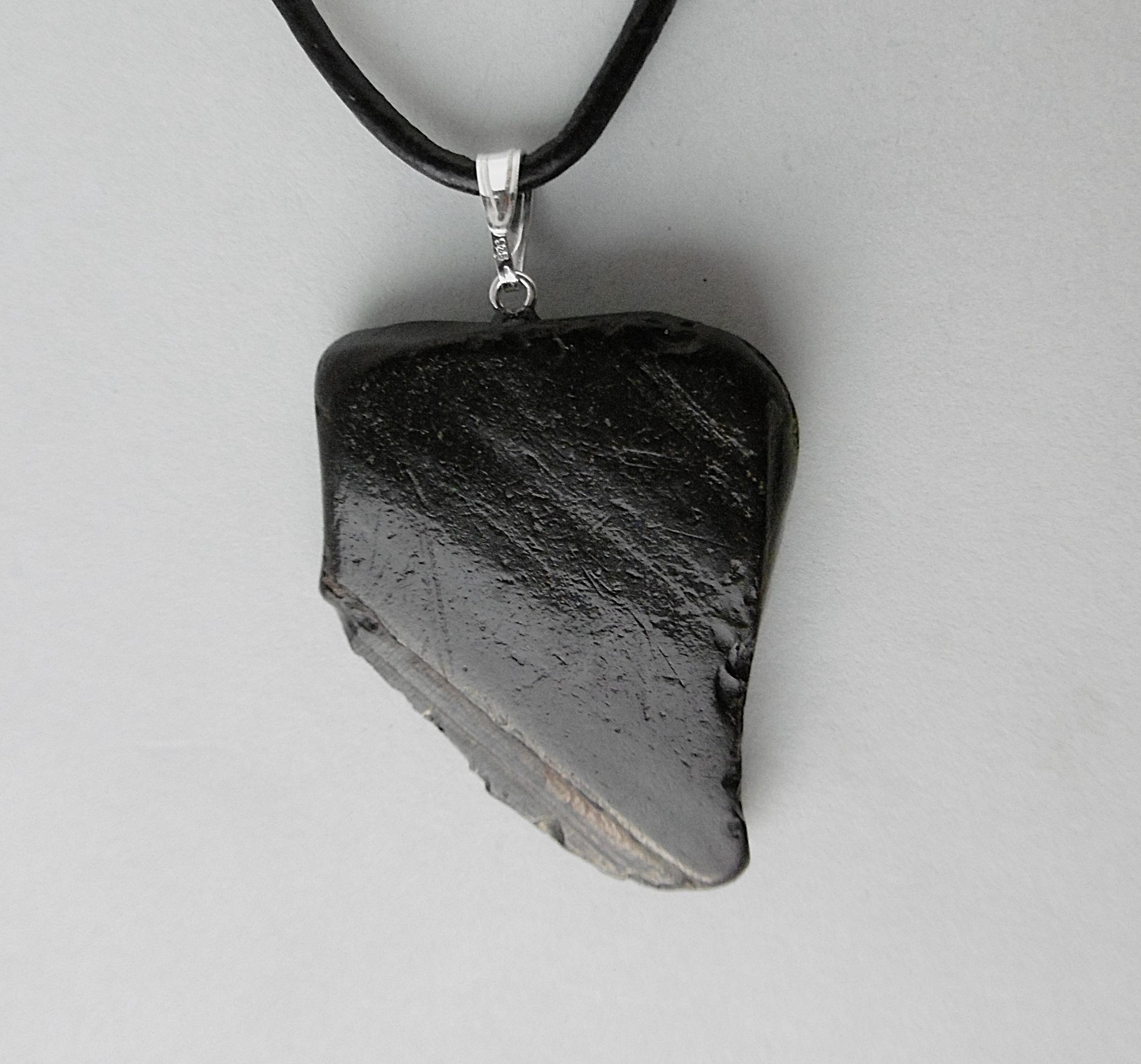Natural Whitby Jet Pendant Natural Whitby Jet Pendant