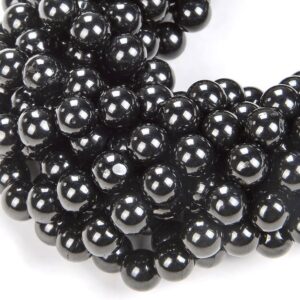 4mm Natural Organic Black Jet Gemstone Round 4mm Loose Beads 16 inch Full Strand (90113028-127) 4mm Natural Organic Black Jet Gemstone Round 4mm Loose Beads 16 inch Full Strand (90113028-127)
