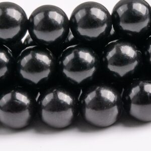 Genuine Natural Jet Gemstone Beads 8mm Black Round Aaa Quality Loose Beads (118781) Genuine Natural Jet Gemstone Beads 8mm Black Round Aaa Quality Loose Beads (118781)