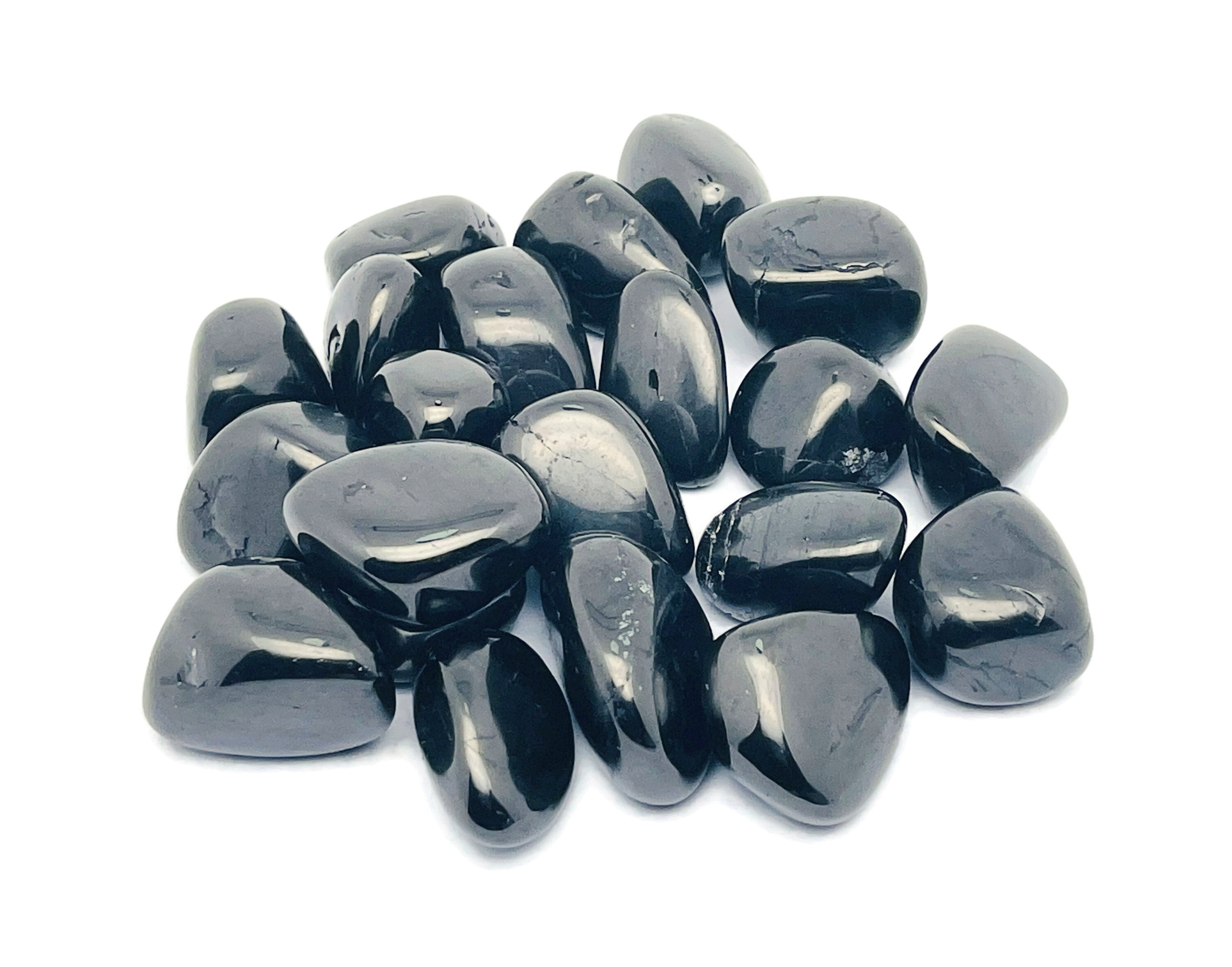 Jet Stone Tumbled Stone - Jet Stone Gemstone – Black Crystals - Natural Stone - Healing Stone - Tu1284