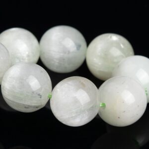 10mm Kunzite Beads Pale Green Bracelet Brazil Grade A+ Genuine Natural Round Gemstone 8" (120110h-2805)