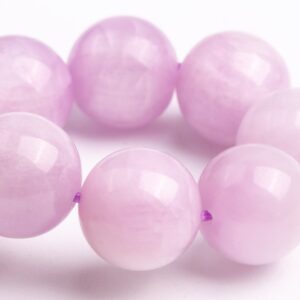 11mm Kunzite Beads Purple Pink Bracelet Grade Aa Genuine Natural Round Gemstone 7.5" (118825h-2589)
