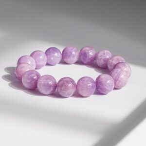 13 / 14mm Pink Purple Kunzite Spodumene Aaa Round Big Size Beads Gemstone Bracelet For Men And Women 13 / 14mm Pink Purple Kunzite Spodumene Aaa Round Big Size Beads Gemstone Bracelet For Men And Women