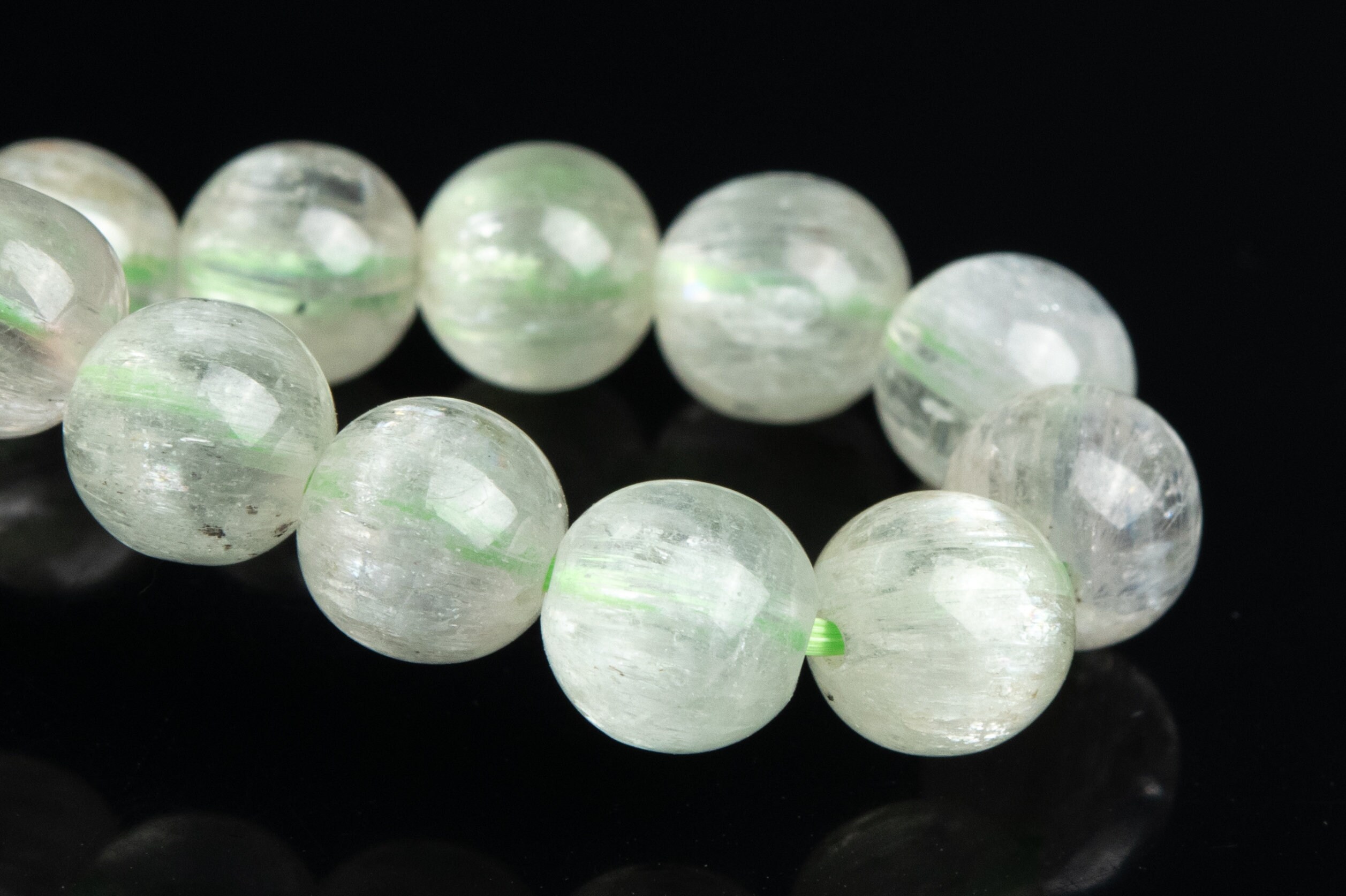 7mm Kunzite Beads Faint Green Bracelet Brazil Grade Aaa Genuine Natural Round Gemstone 7" (120069h-2816) 7mm Kunzite Beads Faint Green Bracelet Brazil Grade Aaa Genuine Natural Round Gemstone 7" (120069h-2816)