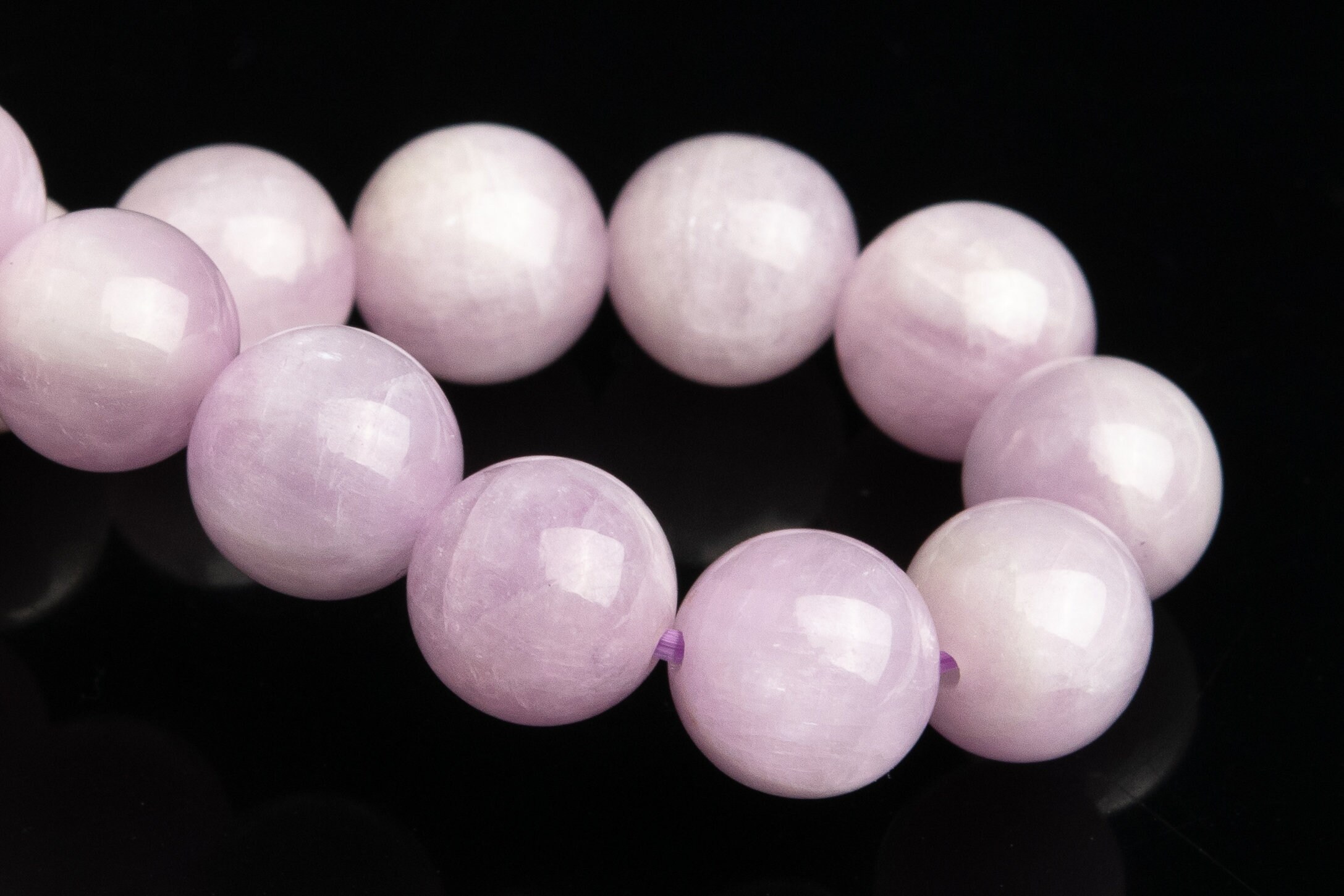 8-9mm Kunzite Beads Purple Pink Bracelet Grade Aa Genuine Natural Round Gemstone 7" (118853h-2590) 8-9mm Kunzite Beads Purple Pink Bracelet Grade Aa Genuine Natural Round Gemstone 7" (118853h-2590)