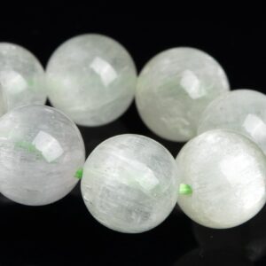 9mm Kunzite Beads Faint Green Bracelet Brazil Grade Aa Genuine Natural Round Gemstone 7.5" (120101h-2805)