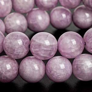 9mm Kunzite Purple Beads Bracelet Genuine Natural Round Gemstone 7" Bulk Lot Options (124346h-233)