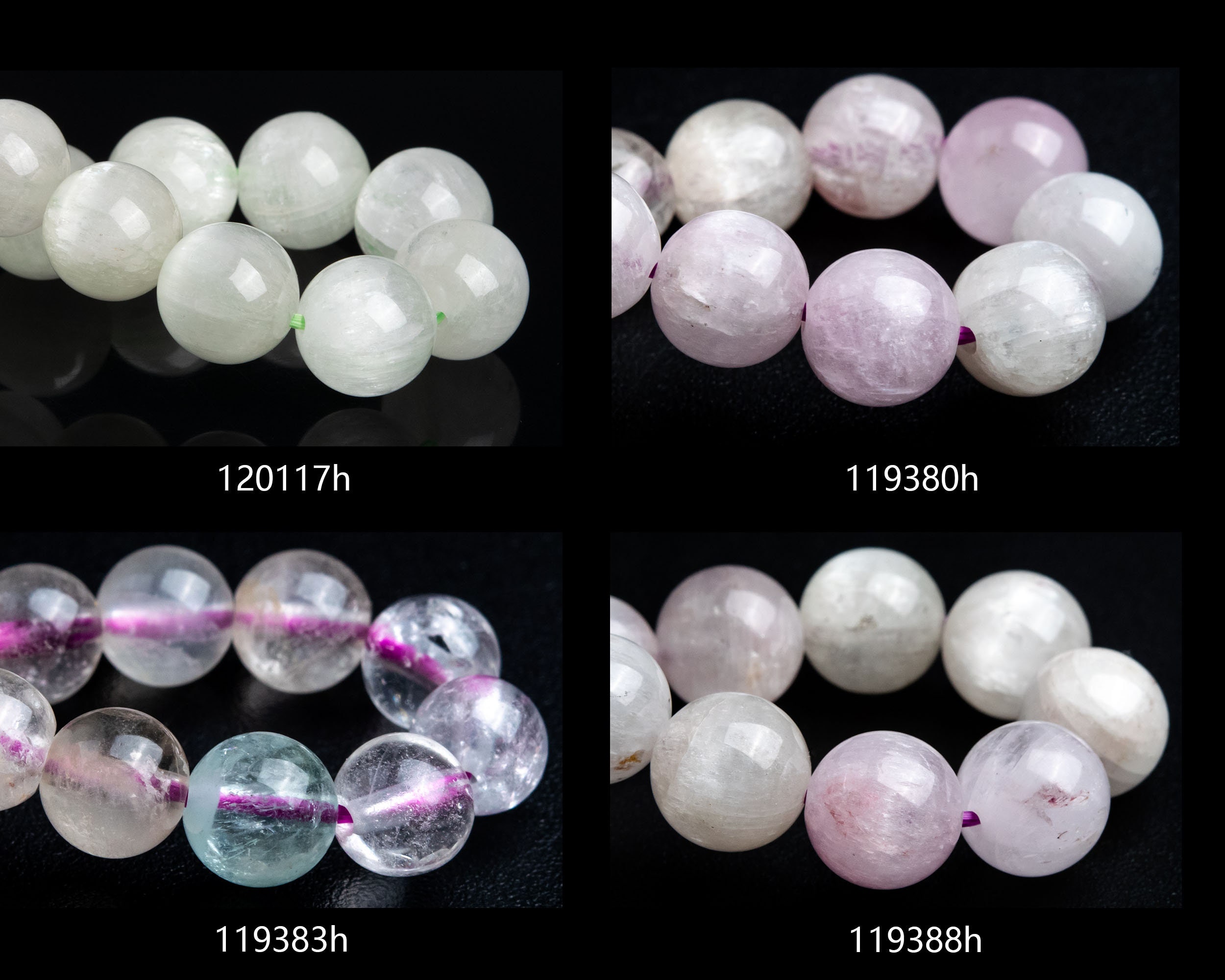 Brazil Kunzite Beads 7"/7.5"/8"/8.5" Bracelet Genuine Natural Round Gemstone