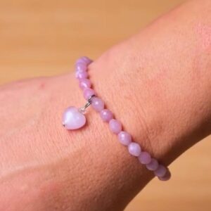 Genuine Kunzite Delicate Stretch Bracelet Genuine Kunzite Delicate Stretch Bracelet