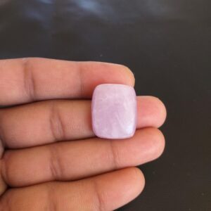 40 Carat Kunzite Cabochon: Baguette Gemstone, AAA Quality, 24x20x7 MM 40 Carat Kunzite Cabochon: Baguette Gemstone, AAA Quality, 24x20x7 MM