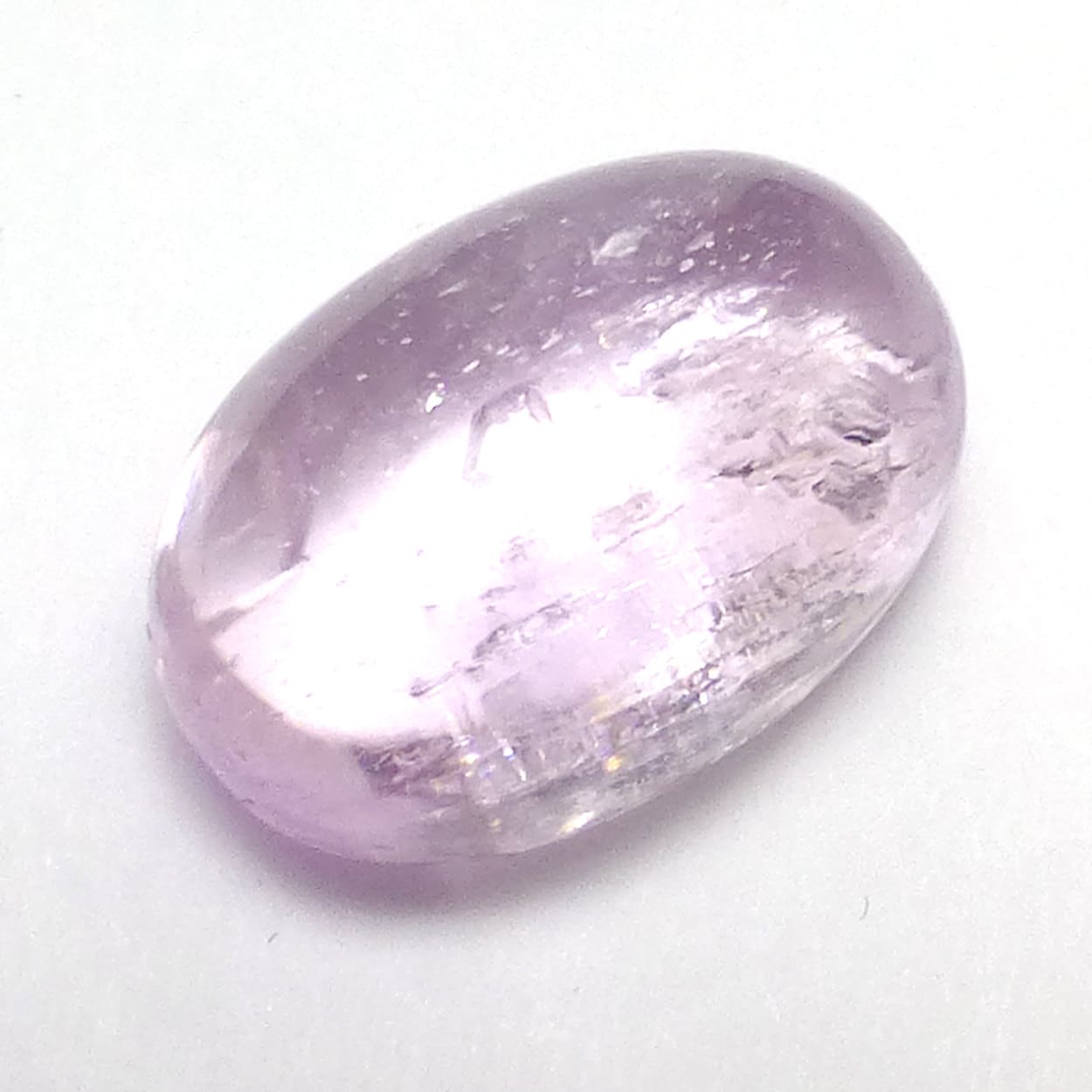 6.065 Carats Kunzite Cabochon Rare Hard To Find Quality Spodumene Lilac Pink Translucent Natural Untreated Oval Hiddenite Engagement Jewelry 6.065 Carats Kunzite Cabochon Rare Hard To Find Quality Spodumene Lilac Pink Translucent Natural Untreated Oval Hiddenite Engagement Jewelry