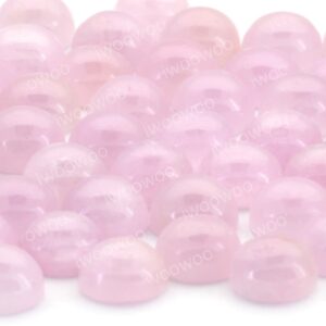 6mm Round Kunzite Cabochons | 6mm Kunzite Cabochon | 6mm pink Kunzite Cabochon | Pink Kunzite | Pink Catseye