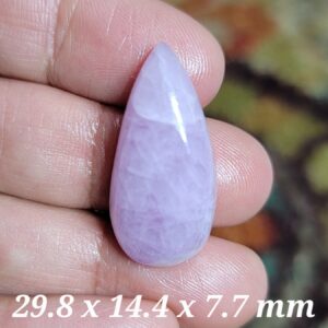 AAA Kunzite Cabochon: Natural Pink Gemstone for Jewelry