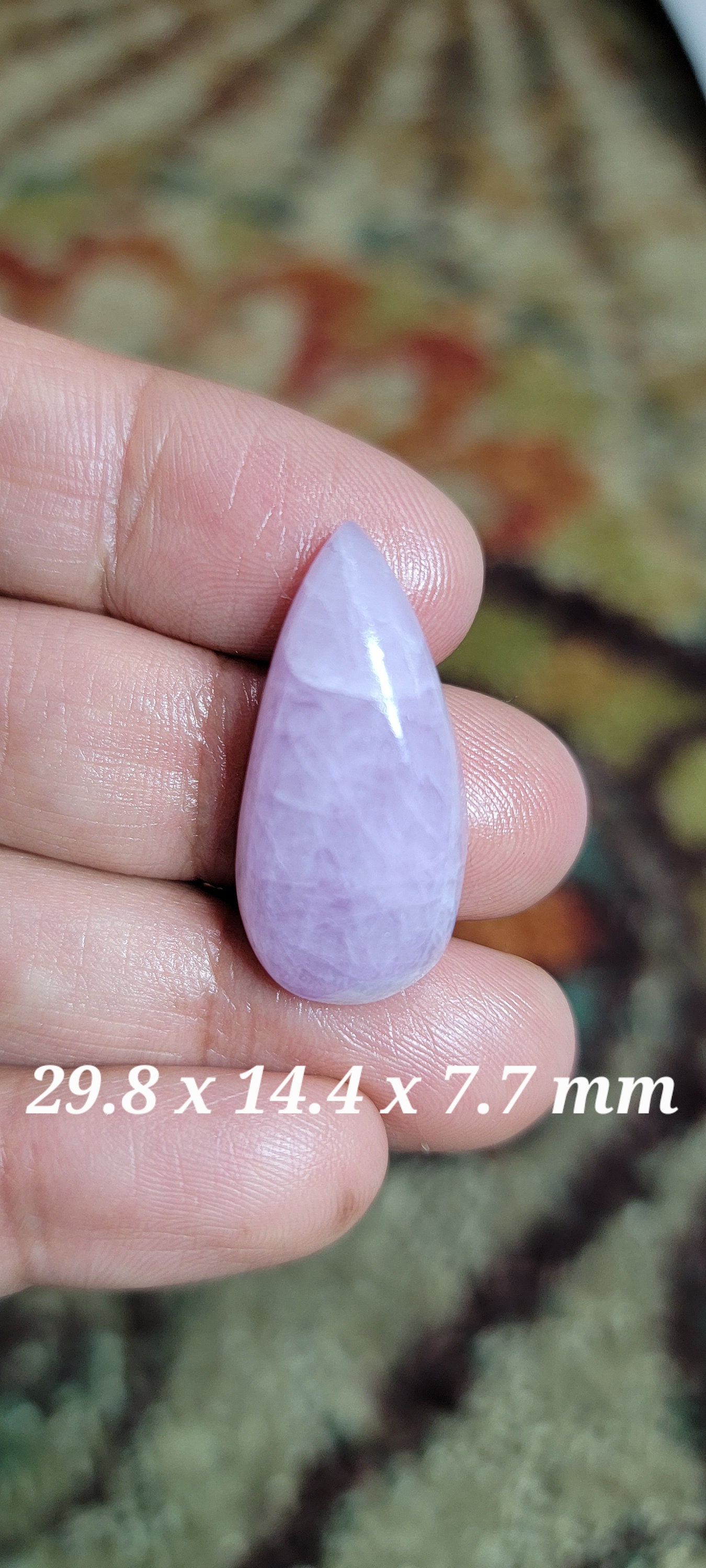Aaa Kunzite Cabochon: Natural Pink Gemstone For Jewelry