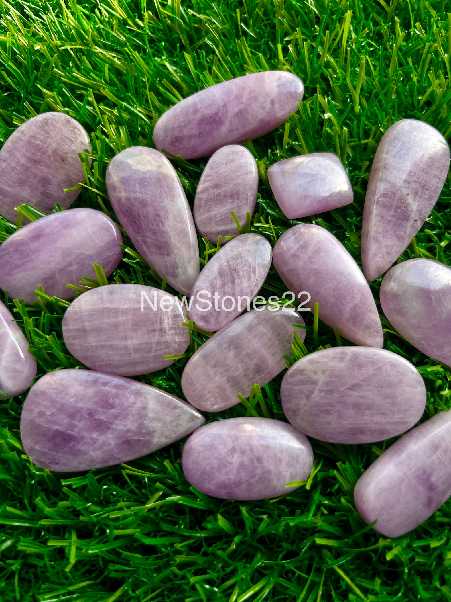 Brand New Kunzite Cabochon Wholesale Lot By Weight With Different Shapes And Sizes Used For Jewelry Making