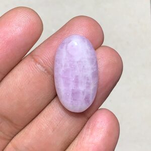 Natural Kunzite Oval Shape Cabochon, Kunzite Cabochon, 28×16×6 MM Natural Kunzite Oval Shape Cabochon, Kunzite Cabochon, 28×16×6 MM