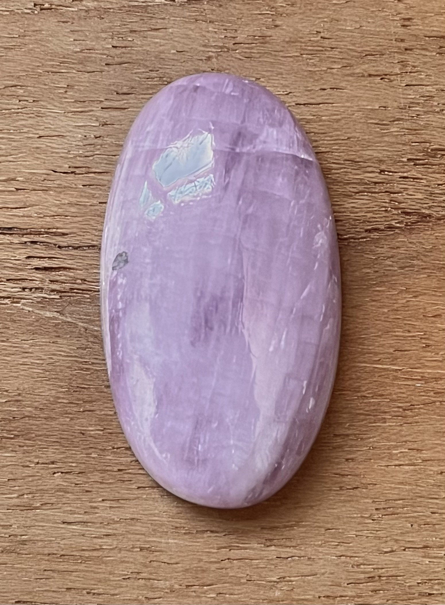 Kunzite Oval Cabochon 36x20mm 60.7ct ~ Fast, Free U.s. Shipping
