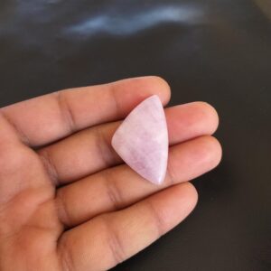 Pink Kunzite Cabochon: 45 Carat Gemstone for Pendant (37x24x7 MM Pink Kunzite Cabochon: 45 Carat Gemstone for Pendant (37x24x7 MM