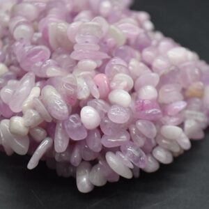 Kunzite Gemstone Chips Nuggets Beads - 5mm - 8mm, 16" Strand