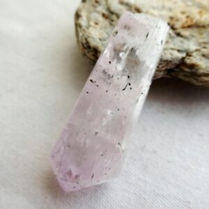 Pink Kunzite Chunky Point 45mm Undrilled- 1 Pc Gemstone 14g Crystal-jewelry Making Collector-craft Beads