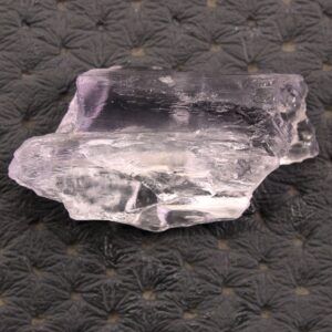 Raw Kunzite Gemstone, 64 Carat Untreated Specimen (20x35 Mm)