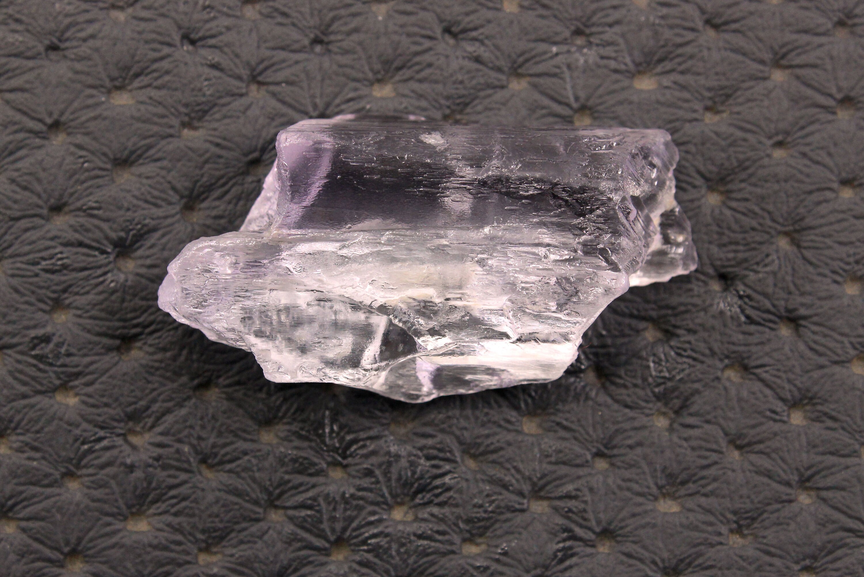 Raw Kunzite Gemstone, 64 Carat Untreated Specimen (20x35 Mm)