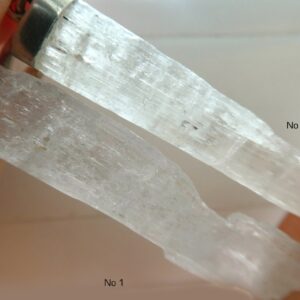 Raw Green Kunzite Crystal 45mm Pendant- 1 Pc Sterling Silver Bail Gemstone-jewelry Making- Gift