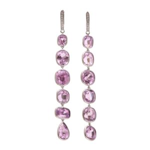 18k Gold Kunzite Earrings, Statement Earrings, Pink Stone Earrings, Fancy Shape Earrings, Birthstone Earrings, Gift For Her, Kunzite Earring 18k Gold Kunzite Earrings, Statement Earrings, Pink Stone Earrings, Fancy Shape Earrings, Birthstone Earrings, Gift For Her, Kunzite Earring