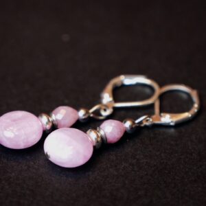 Genuine Kunzite sterling silver earrings Genuine Kunzite sterling silver earrings