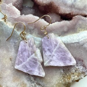 Gold Filled Kunzite Dangle Earrings: Pink Stone Bridal Jewelry Gold Filled Kunzite Dangle Earrings: Pink Stone Bridal Jewelry