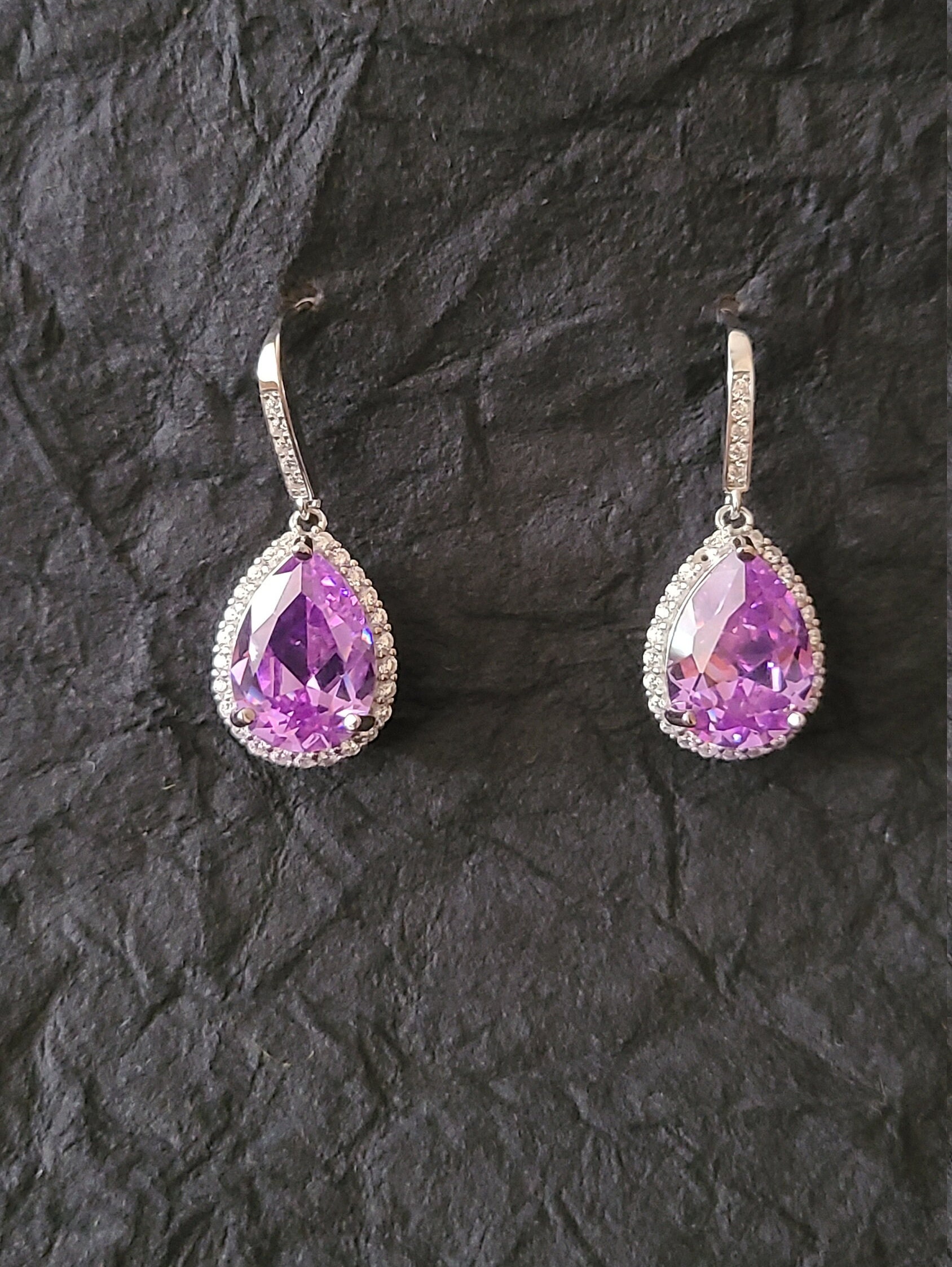Lab Created Kunzite In Sterling Silver Earrings-lab Created Kunzite Earrings-remarkable Kunzite Earrings-wedding Jewelry-special Gift Lab Created Kunzite In Sterling Silver Earrings-lab Created Kunzite Earrings-remarkable Kunzite Earrings-wedding Jewelry-special Gift