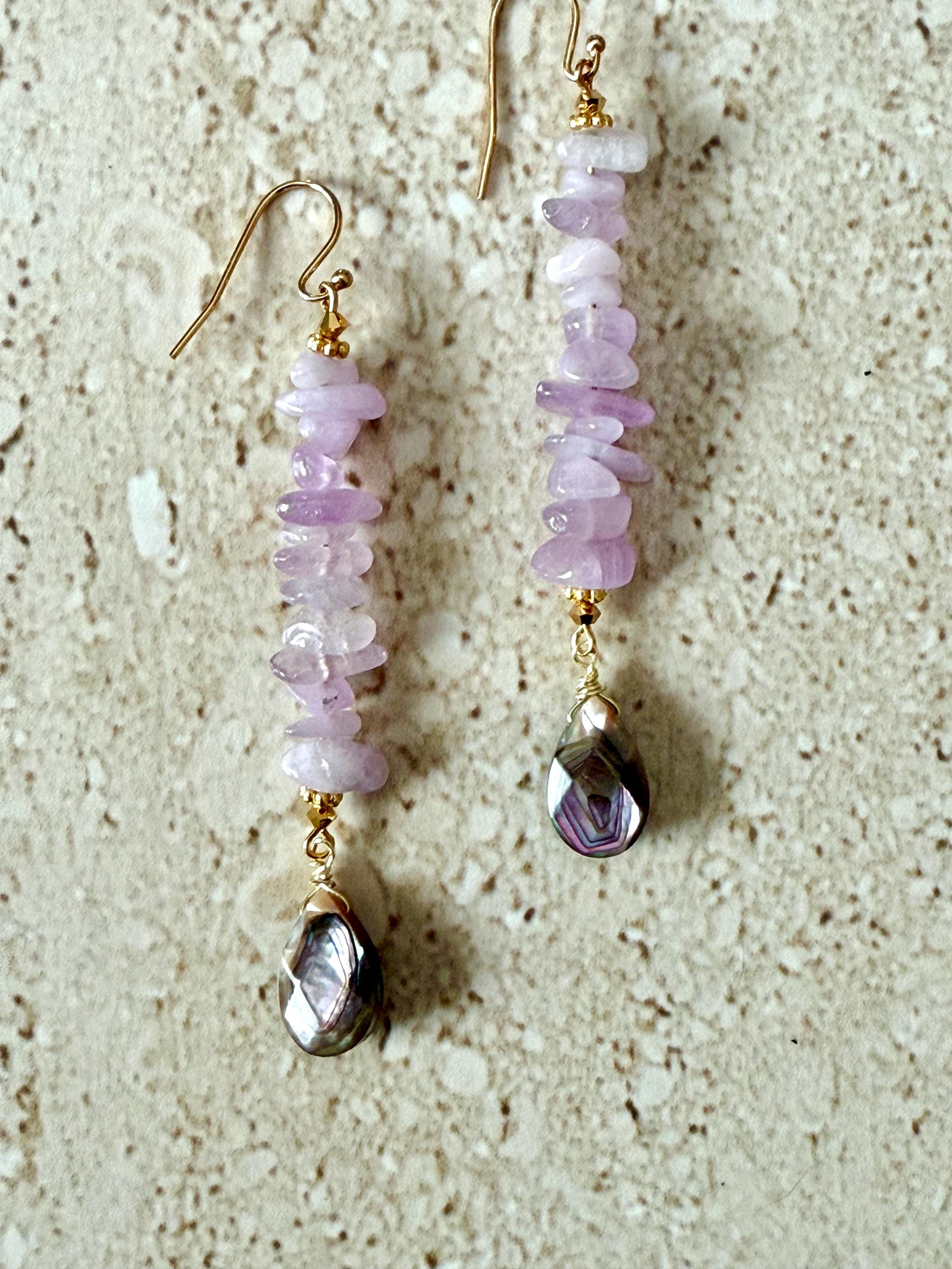 Long Earrings Kunzite Earrings Abalone Earrings Pink Kunzite Linear Earrings Gemstone Kunzite Shoulder Earrings Abalone Handmade Long Earrings Kunzite Earrings Abalone Earrings Pink Kunzite Linear Earrings Gemstone Kunzite Shoulder Earrings Abalone Handmade