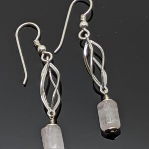 Sterling Silver and Kunzite Earrings Sterling Silver and Kunzite Earrings