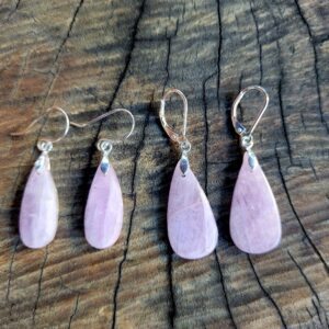 Sweet pink kunzite earrings. Sterling silver pale pink earrings. Sweet pink kunzite earrings. Sterling silver pale pink earrings.