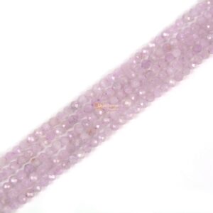 2mm To 3mm Kunzite Faceted Round Loose Beads Strand 15.5-16" Diy Jewelry Making 2mm To 3mm Kunzite Faceted Round Loose Beads Strand 15.5-16" Diy Jewelry Making