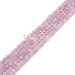 3mm To 4mm Kunzite Faceted Round Loose Beads Strand 15.5-16" Diy Jewelry Making 3mm To 4mm Kunzite Faceted Round Loose Beads Strand 15.5-16" Diy Jewelry Making