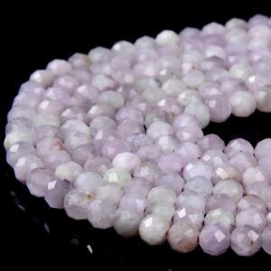Natural Kunzite Gemstone Grade AAA Micro Faceted Round 2MM 3MM 4MM Loose Beads 15 inch Full Strand BULK LOT 1,2,6,12 and 50 (P76) Natural Kunzite Gemstone Grade AAA Micro Faceted Round 2MM 3MM 4MM Loose Beads 15 inch Full Strand BULK LOT 1,2,6,12 and 50 (P76)