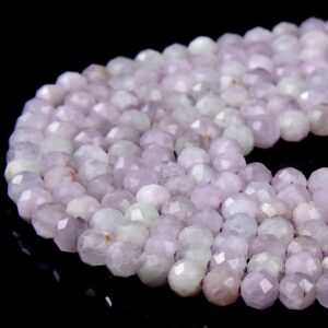Natural Kunzite Gemstone Grade AAA Micro Faceted Round 2MM 3MM 4MM Loose Beads 15 inch Full Strand (P76) Natural Kunzite Gemstone Grade AAA Micro Faceted Round 2MM 3MM 4MM Loose Beads 15 inch Full Strand (P76)