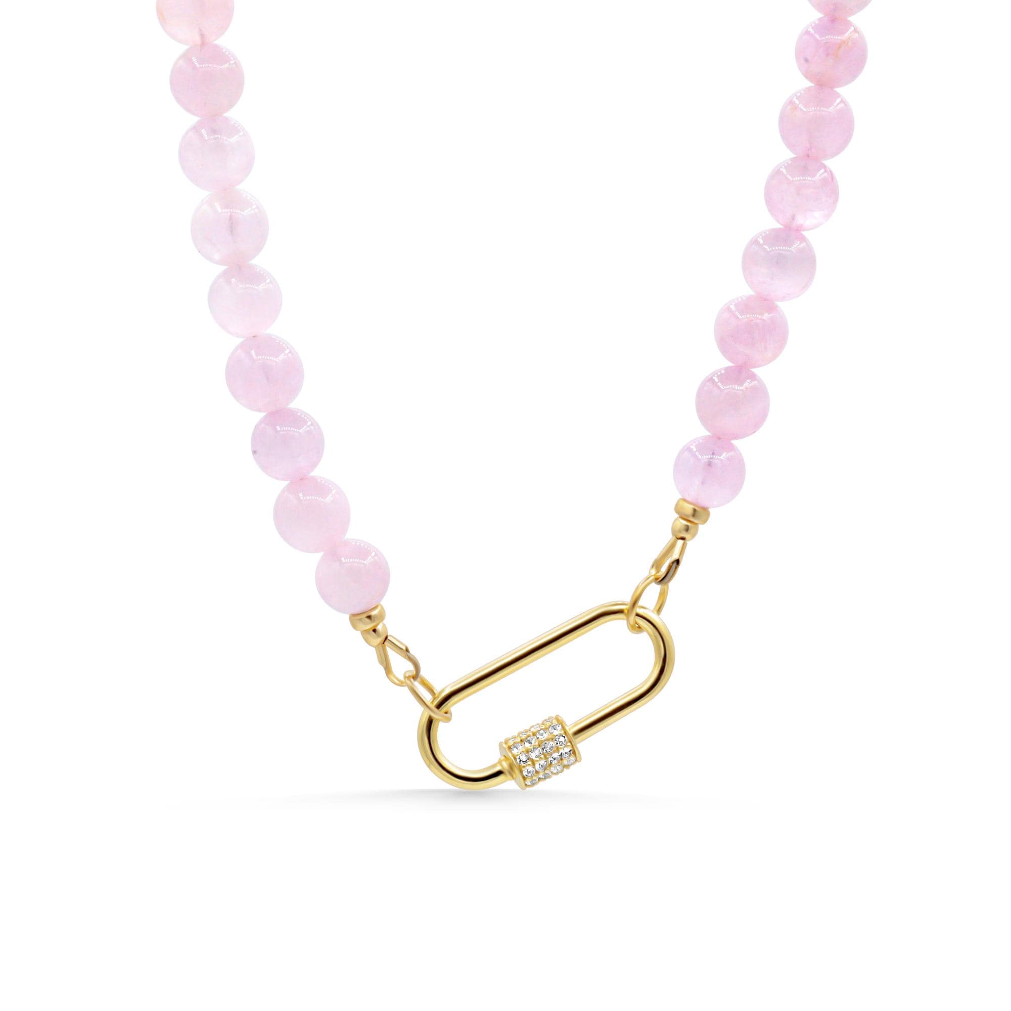 Kunzite Beaded Necklace, Kunzite , Kunzite Necklace , [dip] Kunzite Necklace , Kunzite 14k Gold Vermeil , Women's Kunzite Jewelry