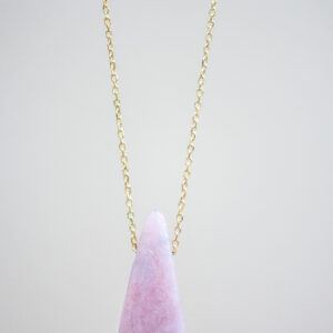 Pink Kunzite Necklace, Pink Gemstone Necklace, Kunzite Crystal Necklace, Raw Stone Necklace, Kunzite Jewelry, Crystal Necklace, Pink Stone