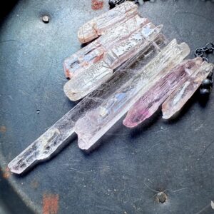 Pink Kunzite Necklace, Pink Stone Necklace Gemstone Necklace, Brazilian Jewelry