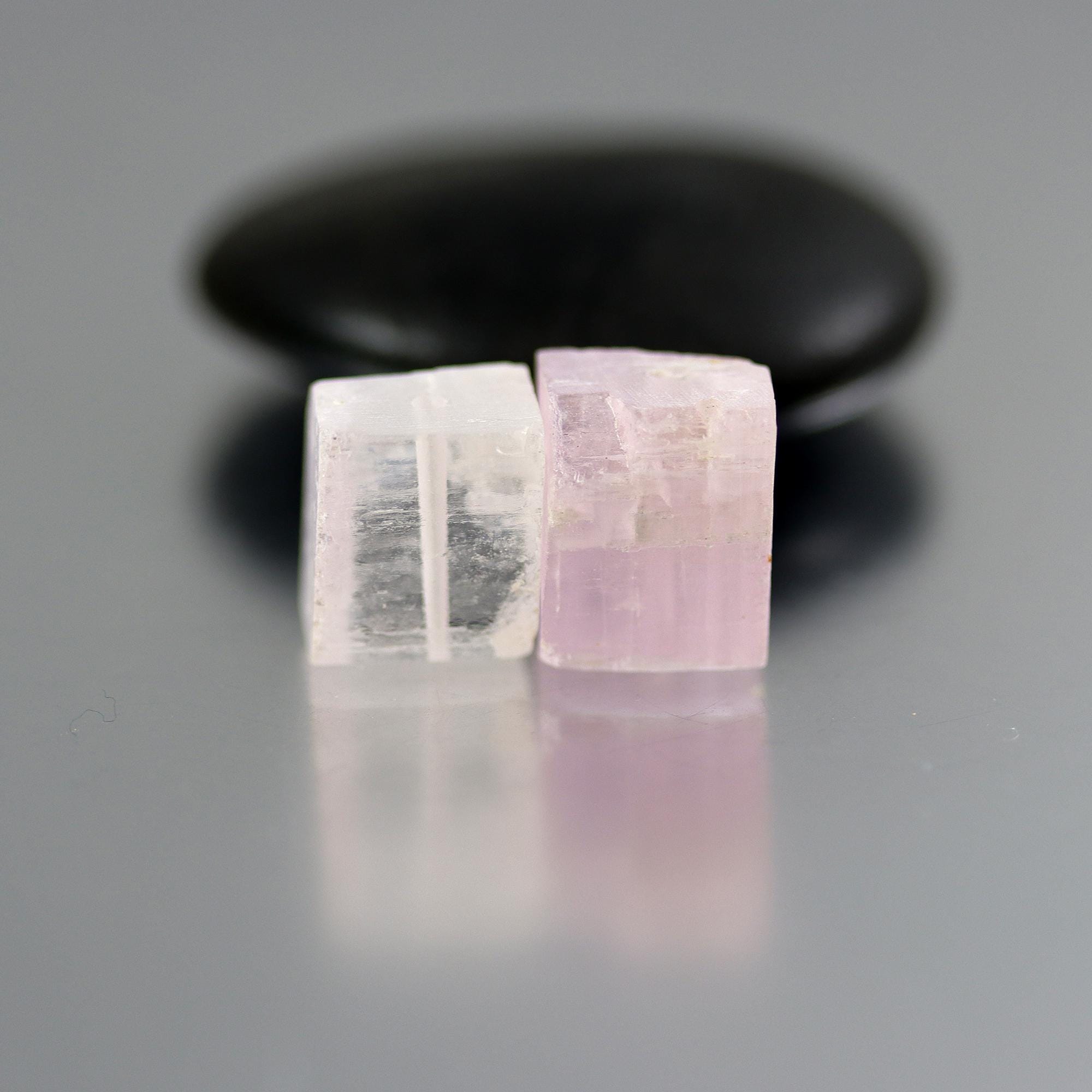 Kunzite Matte Brick Beads - Single Or Pair - Kunzite Beads - 11 Mm Kunzite Matte Brick Beads - Single Or Pair - Kunzite Beads - 11 Mm