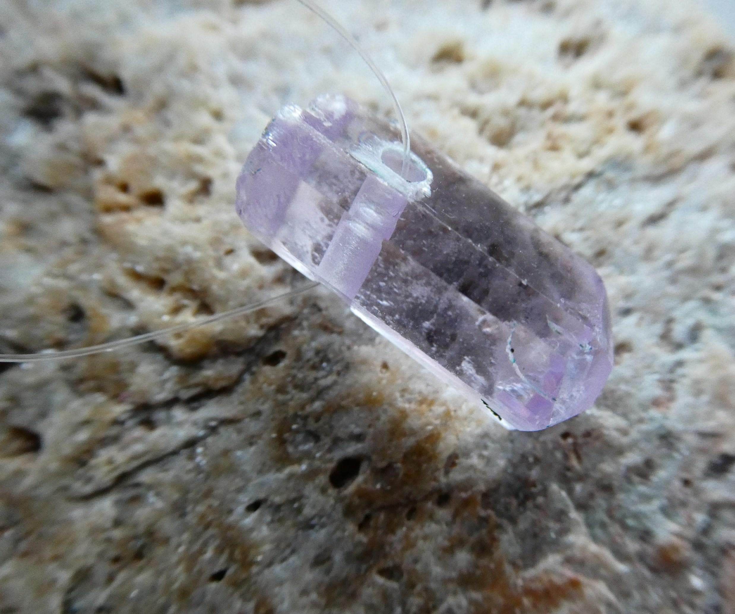 Pink Kunzite 19mm Crystal Bead- 1 Pc Natural Terminated Gemstone-pendant Jewelry Making-craft Focal Beads
