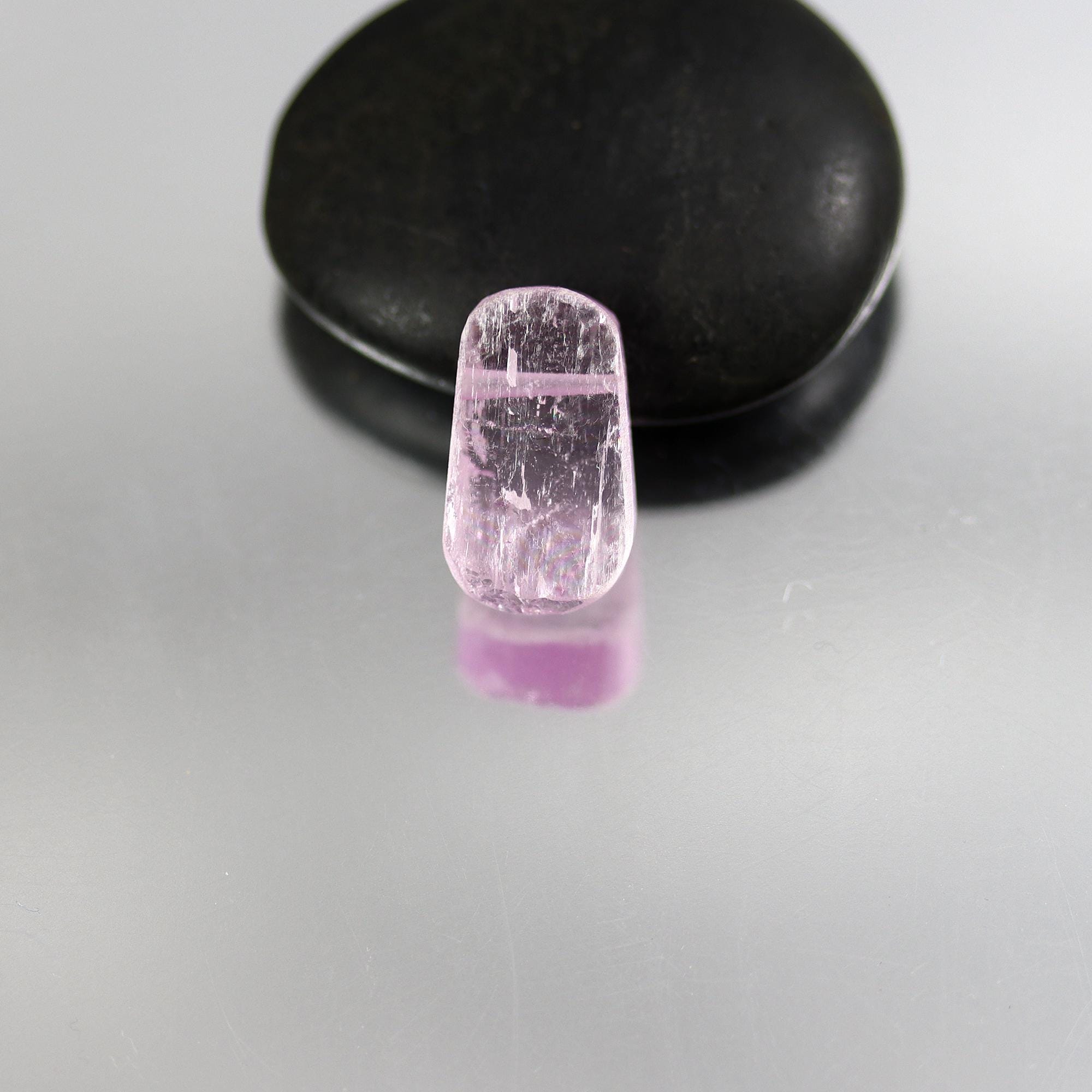 Kunzite Plates Briolette Bead - Single Focal - 18 X 10 X 5mm