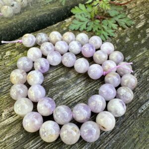 Rare pretty Natural Crystal Kunzite Beads 10mm / Purple Kunzite Choose Quantity 1 mm hole size